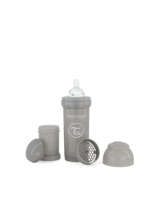 Produktbild von Twistshake - Anti Kolik Babyflasche 260 ml splmaschinenfest Grau