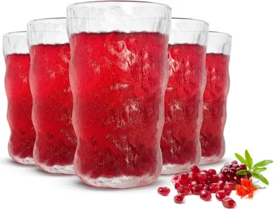 Obrázek produktu pro 6 dlouhých sklenic na nápoje 370ml sklenice na ledovou vodu sklenice na džus sklenice na koktejly sklenice na pití