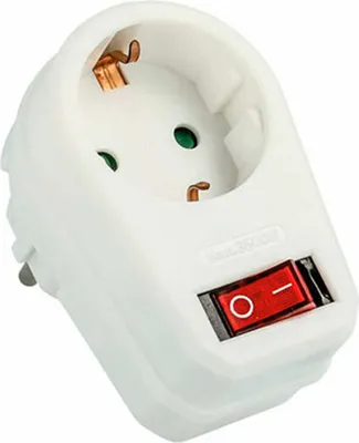 Produktbild von Einzelsteckdosenadapter mit Schalter