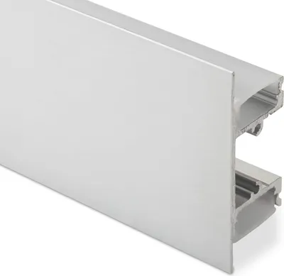 Produktbild von 10 x zweiseitiges LED Profil-41 Aluminium eloxiert 2000 x 49 x 17 mm mit opaler Abdeckung für LED Streifen bis 12 mm Breite indirekte Beleuchtung Aluminiumprofil Profilleiste Aufbauprofil von SOTECH