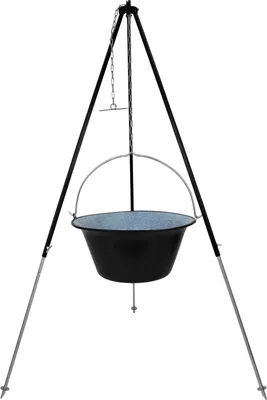 Produktbild von Gulaschkessel Partykessel 30 Liter und 180 cm Dreibein