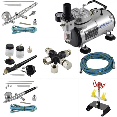 Produktbild von Agora-Tec® Airbrush Komplett-Set EXPERT X.13