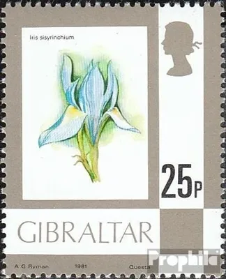 Produktbild von Briefmarken Gibraltar 1981 Mi 360III postfrisch Flora und Fauna