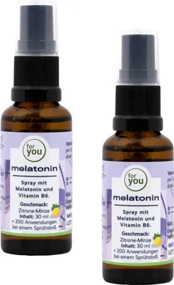 Produktbild von for you melatonin spray Doppelpack