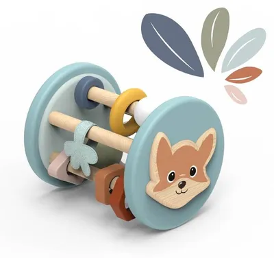 Image de Jouet sensoriel pour bébé en bois, Speedy Monkey