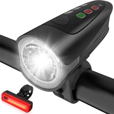 Productafbeelding van Fietsverlichtingsset voorlicht en achterlicht