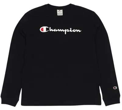Obrázok produktu pre Champion - Pánske tričko s okrúhlym výstrihom a dlhými rukávmi MR374 (XXL) (čierne)