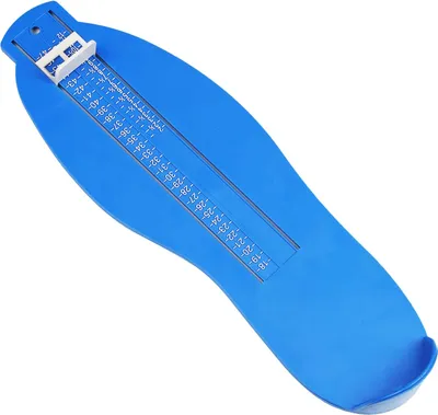 Produktbild von 2tlg Fußmeßgerät Set Schuhgrößentabelle Schuhgrößen Messen Kinder Erwachsene Fussmesser Schuhmessgerät zum ermitteln für Damen Herren Kinderfüße