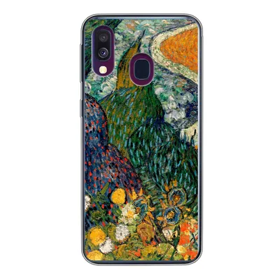Produktbild von MuchoWow® Handyhülle Schutzhülle Hülle für Samsung Galaxy A40 Erinnerungen an den Garten von Etten - Vincent van Gogh Silikon Softcase Handy Hülle - Handy-Tasche