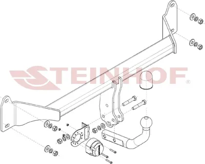 Produktbild von Z545999 Anhängerkupplung passend für BMW 2 Seria 11/2019- starr