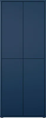 Produktbild von Schuhschrank >ALICE SPRINGS< in Nachtblau - 74,5x191,9x34,9cm (BxHxT)