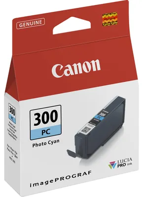 Image de Canon PFI-300 PC - Photo Cyan - Original - Réservoir d'encre - pour imagePROGRAF PRO-300