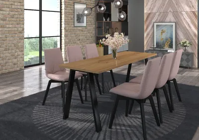 Produktbild von Esstisch KLEO Tisch Metallbeine 185x67 Artisan