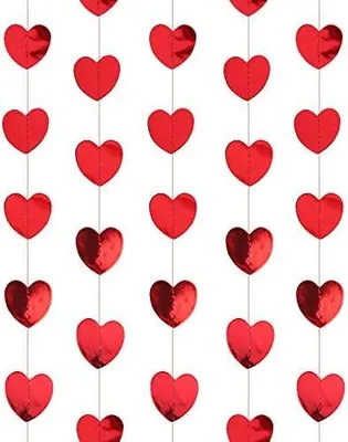 Produktbild von Herzgirlande  - hängende Dekoration, für Valentinstag & Geburtstagsfeiern