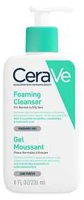 Produktbild von CeraVe 3337875597197, Unisex, normale Haut, ölige Haut, 236 ml, Reinigend, Klärend, Pumpenflasche, AQUA/WATER, GLYCERIN, COCO-BETAINE, PROPYLENE GLYCOL, SODIUM COCOYL, GLYCINATE, PEG-120 METHYL...