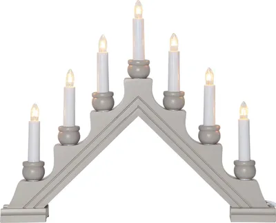 Produktbild von Star Trading 276-47, Leichte Dekorationsfigur, Beige, IP20, Weiß, 7 Glühbirne(n), E10