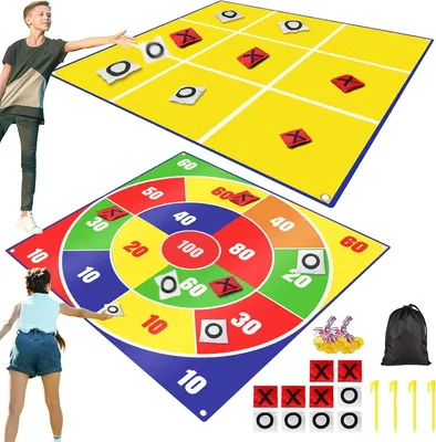 Produktbild von Gartenspiel 1.4 m, 2-in-1, für draußen, für Kinder und Erwachsene