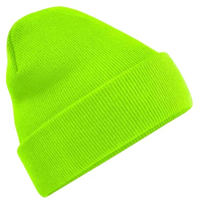 Produktbild von Beechfield Uni Strickmütze für Erwachsene FK1482 (Einheitsgröße) (Grün)