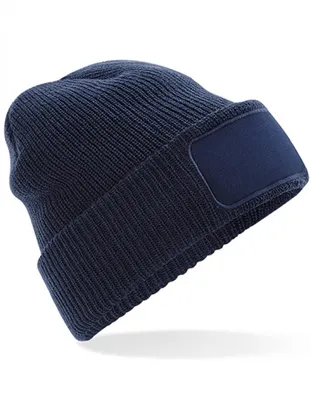 Immagine prodotto di Beechfield B440 | Berretto con patch in Thinsulate da uomo - Colore: French Navy - Taglia: Unica