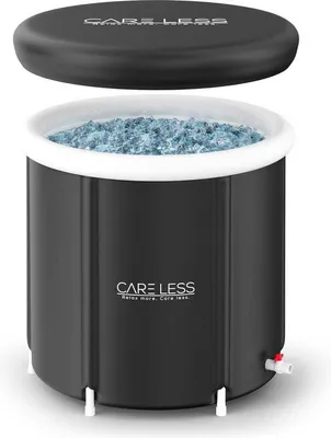 Image de Baignoire gonflable 75 cm, ergonomique, portable, thérapie par le froid