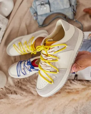 Produktbild von Damen Stoff-Sneakers - Gelb, leichte Freizeitschuhe, Größe 38