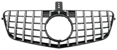 Image de Calandre centrale pour Mercedes Classe E W212 S212, modèle 2009-2013, style GT-R Panamericana.