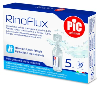 Immagine prodotto di PIC Rinoflux Soluzione salini salina 20 fiale da 5 ml