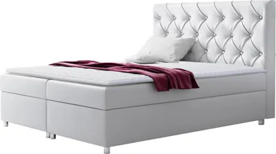 Produktbild von MIRJAN24 Boxspringbett Paros, Ehebett mit zwei Bettkästen für die Bettwäsche, Schlafzimmer (Farbe: Soft 017, Größe: 180 x 200 cm)