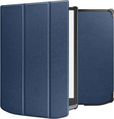 Productafbeelding van imoshion Trifold Hard Case Sleepcover voor de Pocketbook InkPad X Pro - Donkerblauw