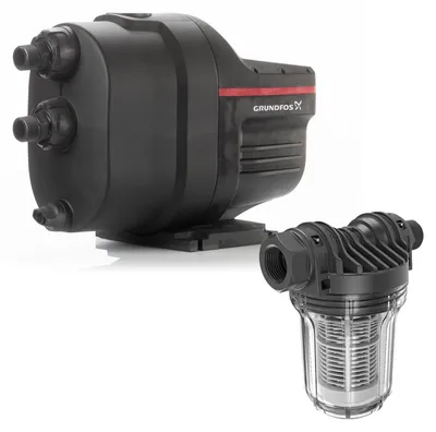 Produktbild von Grundfos Hauswasserwerk SCALA1 5-55 + Grundfos Saugfilter für Scala1 und Scala2