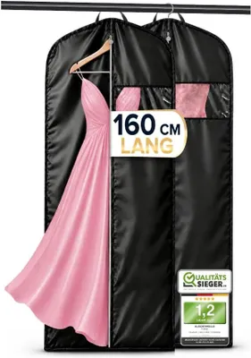 Produktbild von Kleidersack 160 cm, 2 Stücke, PEVA, für Kleidung