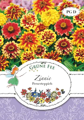 Produktbild von Grüne Fee - Zinnie Perserteppich Samen - 13825