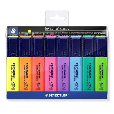 Zdjęcie produktu dla STAEDTLER Textmarker Textsurfer classic 8er Set div. Farben retail