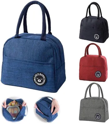 Produktbild von Isolierte Lunchbox, kleine, blaue Tasche für Arbeit, Schule, Picknick