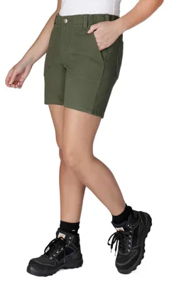 Produktbild von Carhartt Damen Shorts work relaxed fit Grün W8