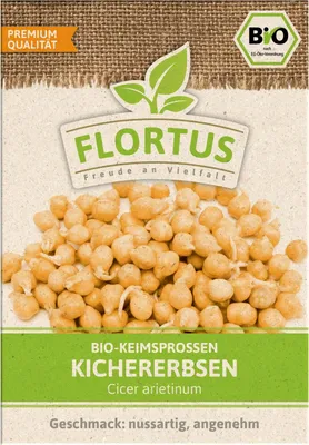 Produktbild von Keimsprossen Kichererbse |  Keimsprossen von FLORTUS, Menge:75 g