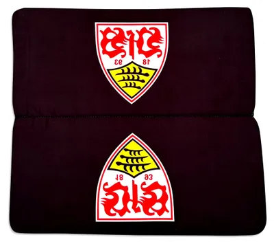 Produktbild von VfB Stuttgart Fanartikel Sitzkissen, schwarz, aus recyceltem Polyester