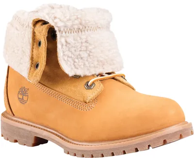 Produktbild von Timberland Authentics Teddy Fleece Waterproof Folddown Wide Wheat Nubuck EU 37