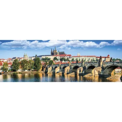 Produktbild von DINO Panoramapuzzle Prager Burg, Tschechische Republik 1000 Teile