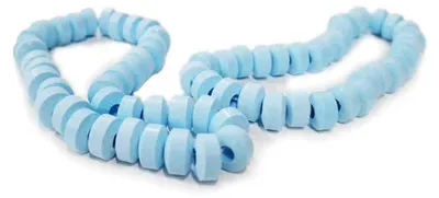 Productafbeelding van Lollywood Snoepkettingen Blauw - 55 stuks
