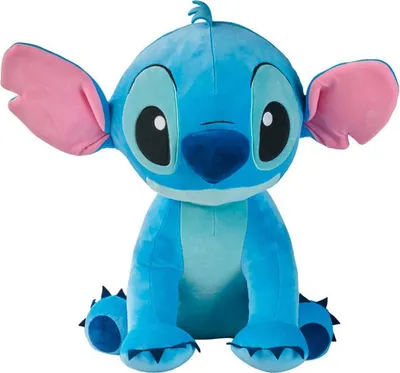 A plush toy of the character Stitch from Disney's Lilo & Stitch.