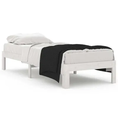 Produktbild von dkd-home-decor Massivholzbett Kiefer-Massivholz Weiß 75x190 cm