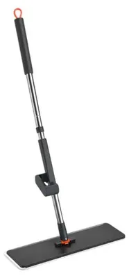 Immagine prodotto di Mop Piatto In Microfibra, Strizzatore Telescopico, Girevole, Assorbente, Per Pavimenti
