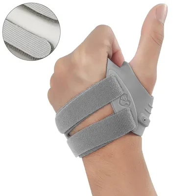 Produktbild von Handgelenkstütze mit verstellbarem Band, Daumenschiene,geeignet bei Sehnenentzündung, Verstauchung, Karpaltunnelsyndrom, Sportschutz (linke Hand, S)