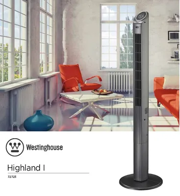 Produktbild von Stĺpový ventilátor HIGHLAND I s diaľkovým ovládaním Westinghouse 120 cm