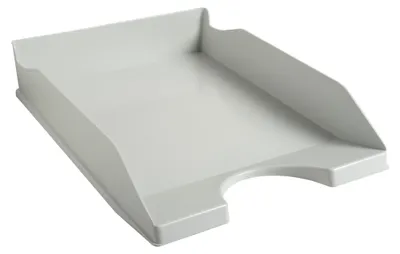 Produktbild von Exacompta 12306D Ecotray Briefablage grau DIN A4+ stapelbar 345x255x65 mm