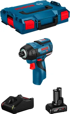 Produktbild von Drehschlagschrauber BOSCH GDR 12V-110 (1 x 6,0 Ah + GAL12V-40 + L-Boxx 102)