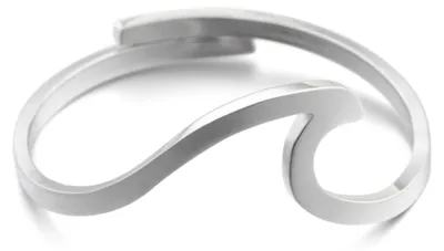 Produktbild von Heideman Ring mit Welle Ring Montis silberfarben poliert silberfarben poliert