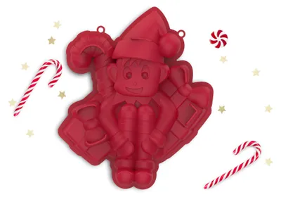 Elf-Kuchenform, Silikon, Antihaft, BPA-frei, 27,5 x 23 x 6,3 cm