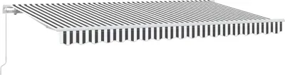 Immagine prodotto di vidaXL Tenda retrattile in tessuto antracite 400 x 200 cm